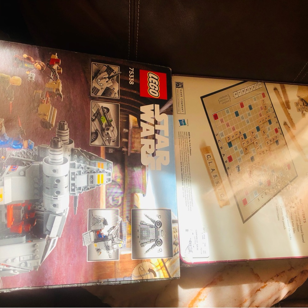 Lego Star Wars Box with Gray and Red Accents